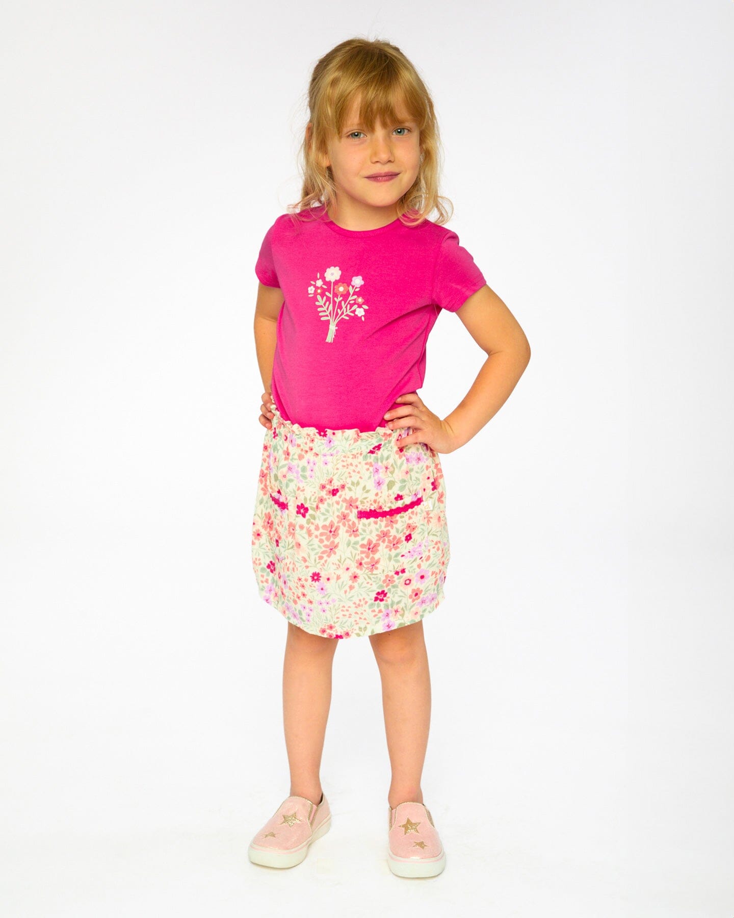 Organic Cotton Jersey T-Shirt Pink