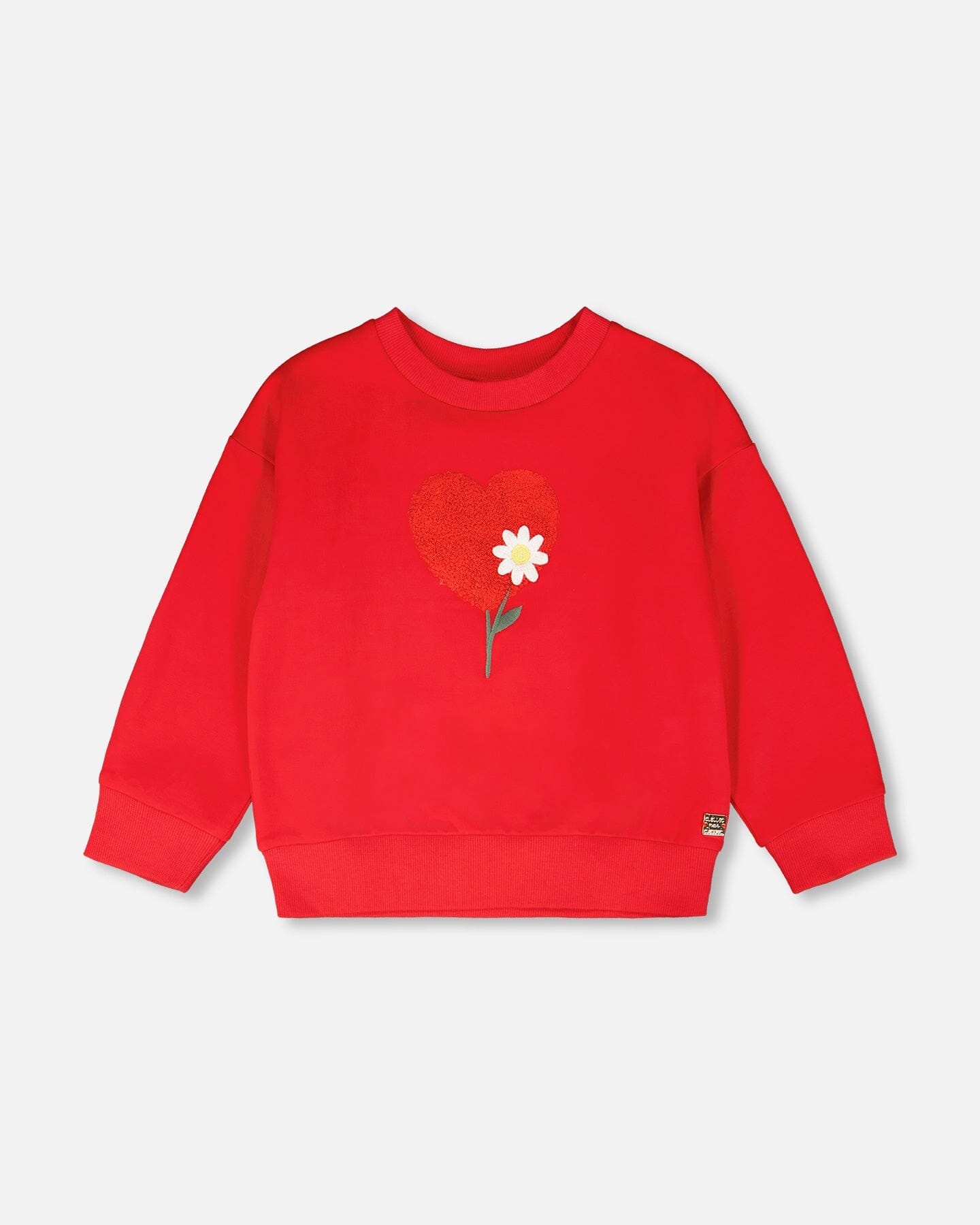 French Terry Sweatshirt Red