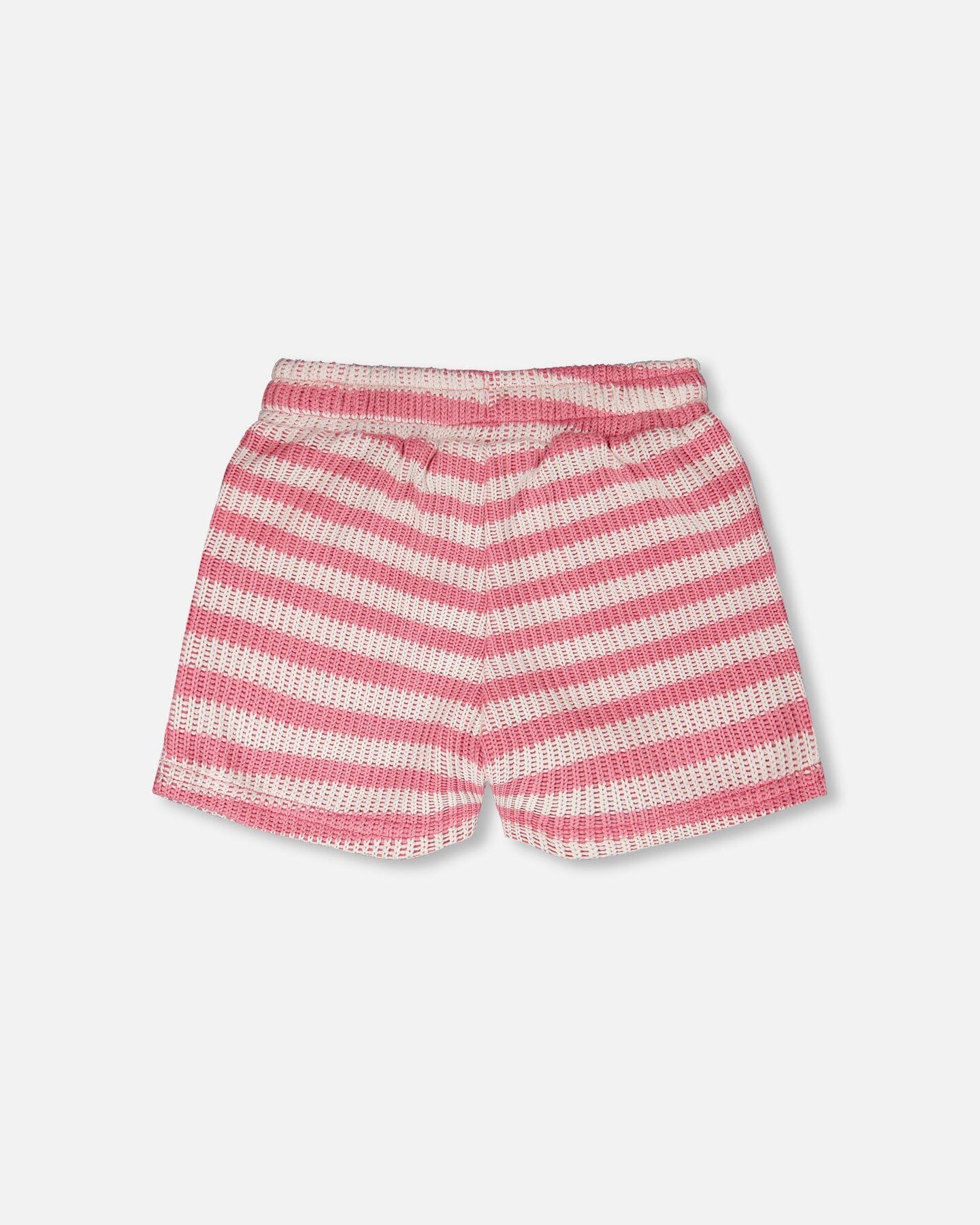 Striped Shorts Pink And White