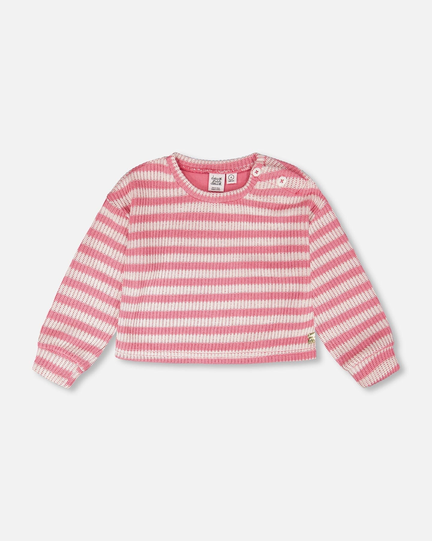 Striped Sweater Pink And White