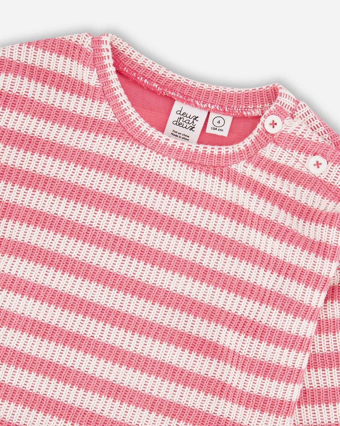 Striped Sweater Pink And White