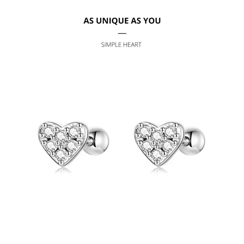 925 Sterling Silver Star And Butterfly Stud Earrings - Delicate And Fine Jewelry