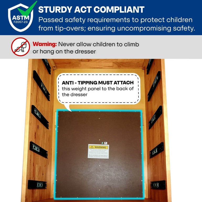 Harmony Dresser with 5 Drawers