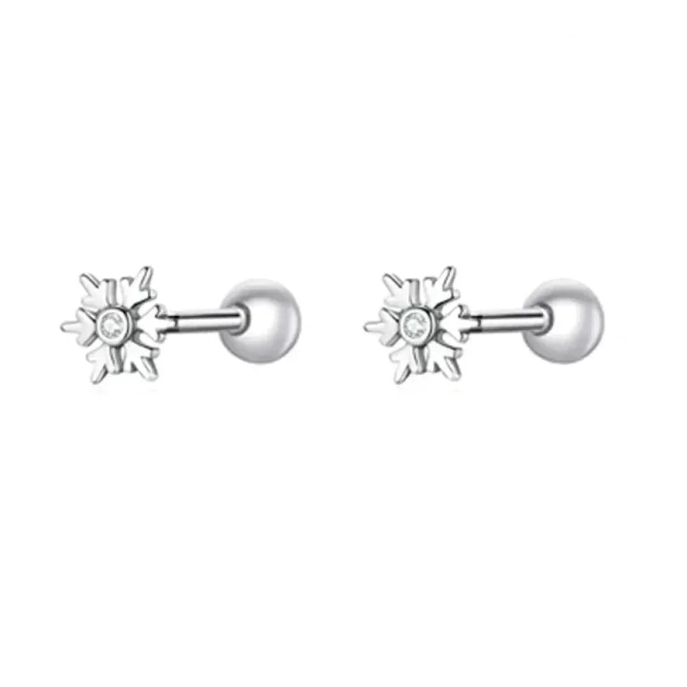 925 Sterling Silver Star And Butterfly Stud Earrings - Delicate And Fine Jewelry
