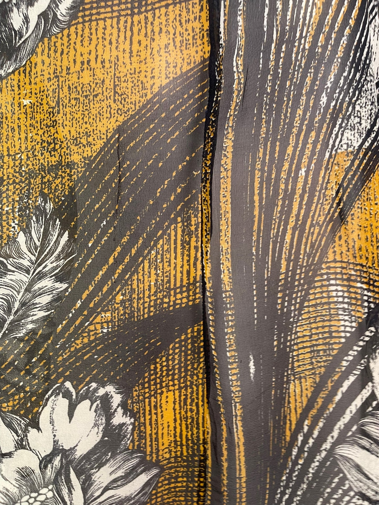 PRG6304 Sheer Avatar Pure Silk Waterfall Top