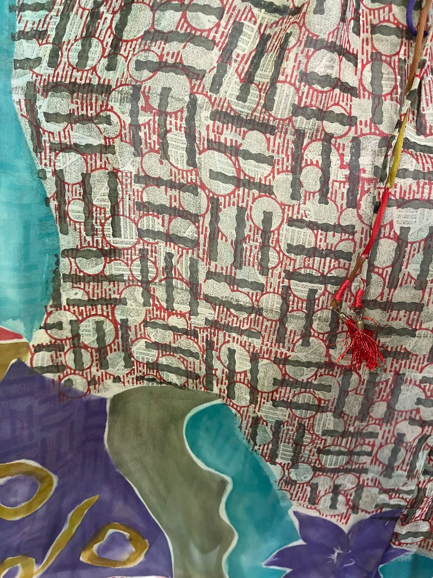 PRG6784 Sheer Avatar Pure Silk Maxi Kaftan