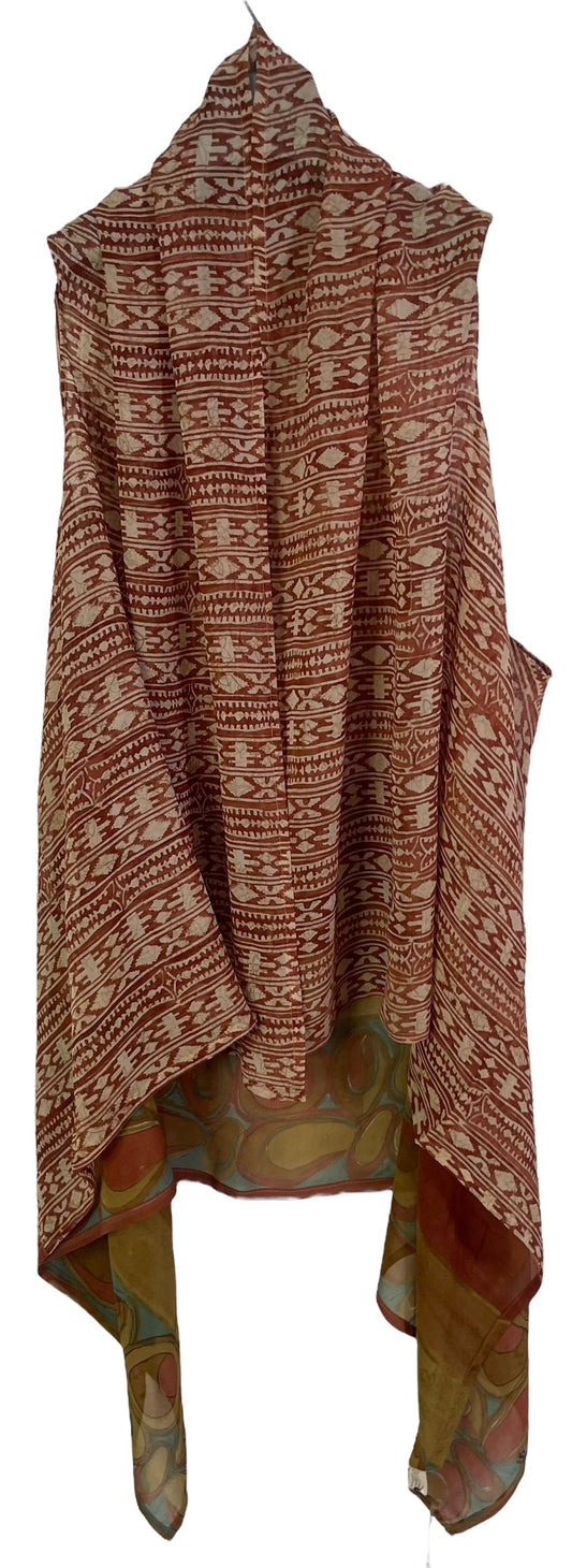 PRG6486 Sheer Avatar Pure Silk Versatile Vest