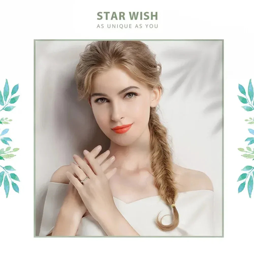 925 Sterling Silver Star & Heart Band Ring