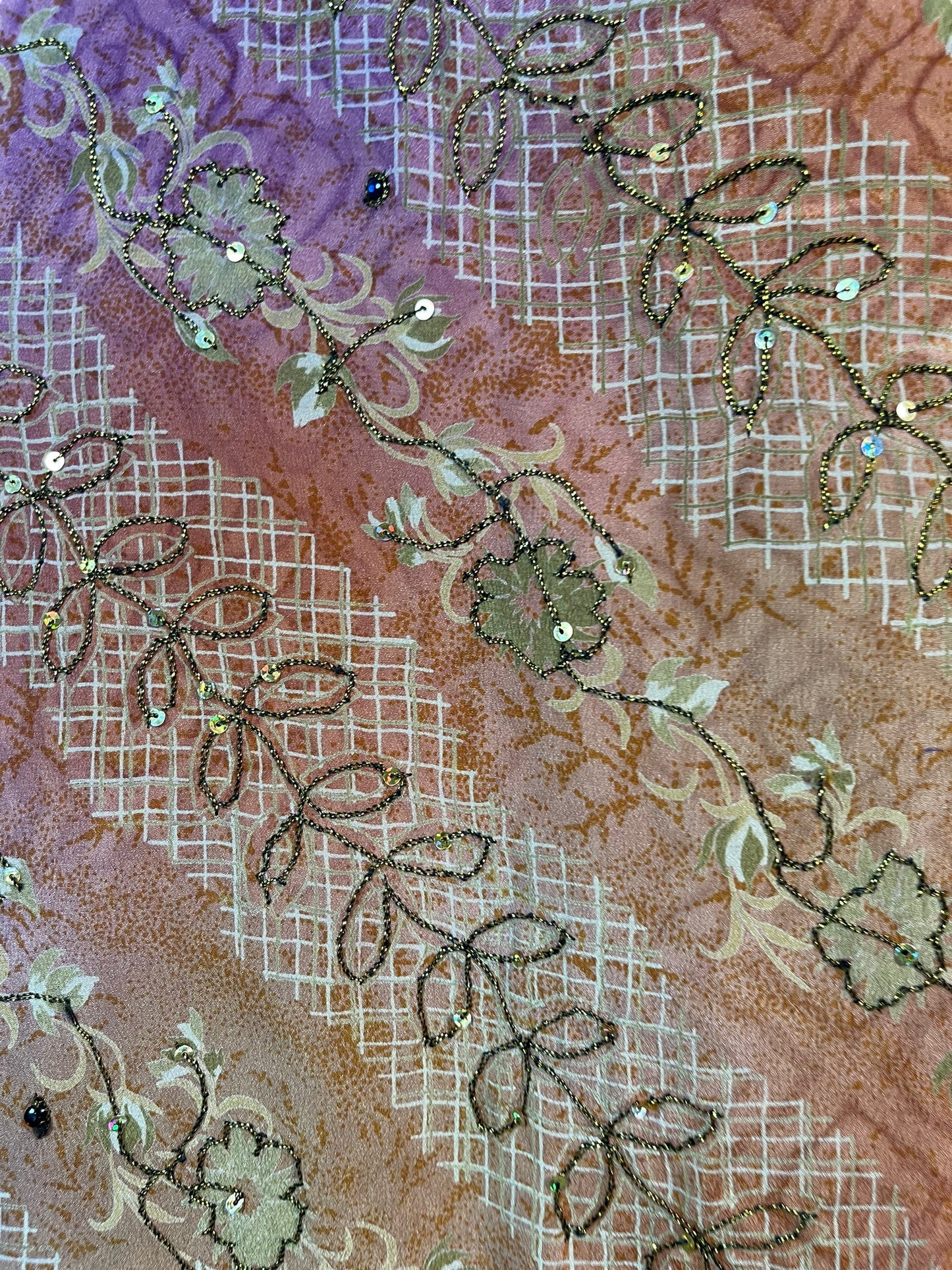 PRC6401 Avatar Pure Silk Maxi Kaftan