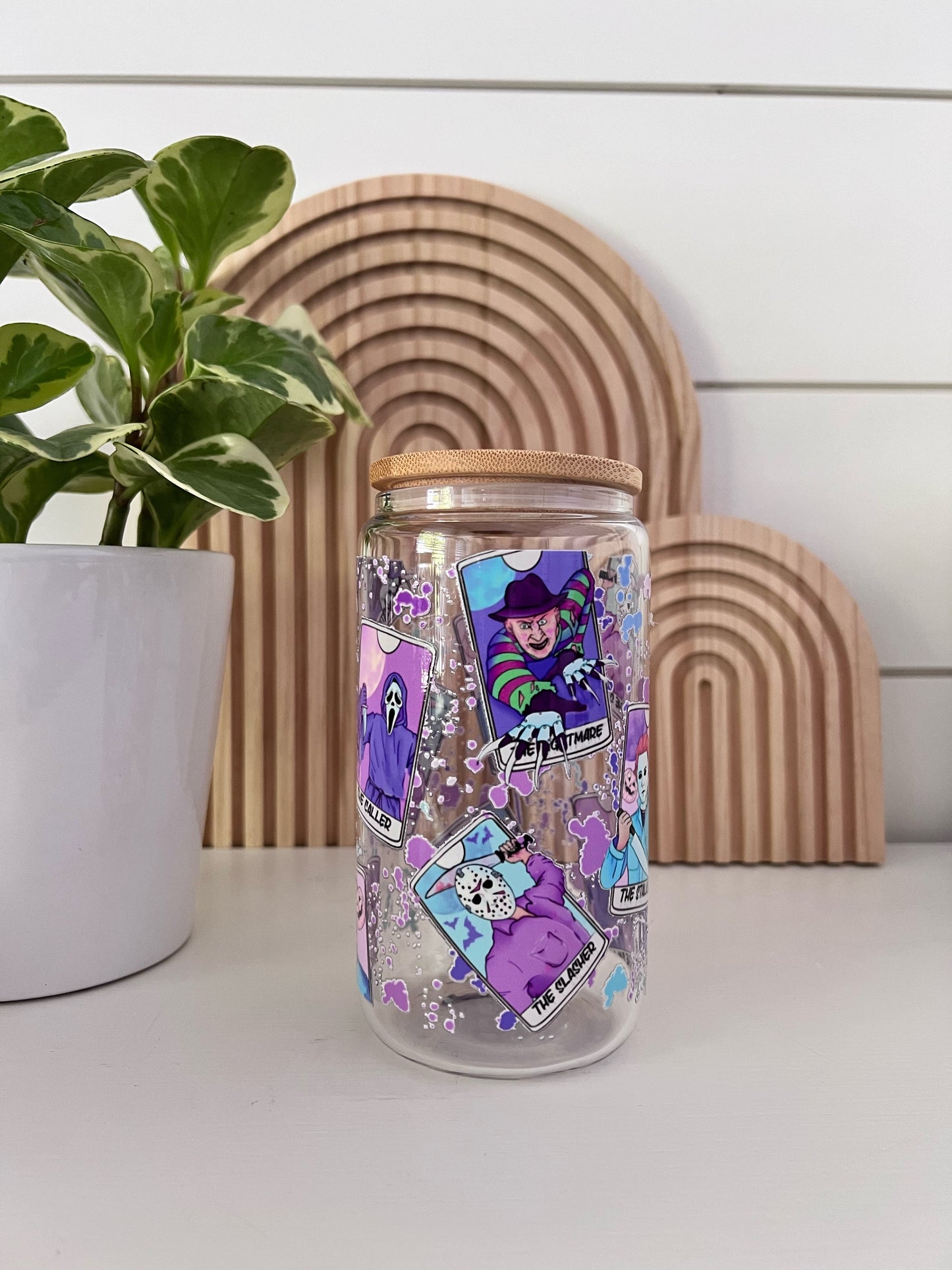 Halloween Killers Glass Cup