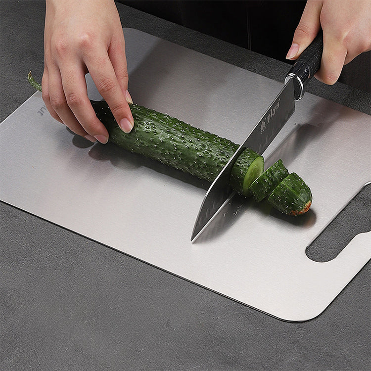 Stainless Steel Cutting Board – High Hardness, Scratch-Resistant & Hygienic Surface