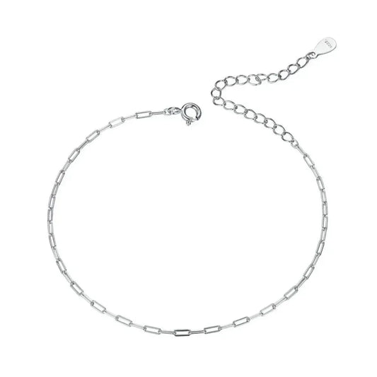 925 Sterling Silver Gold Cable Chain Bracelet