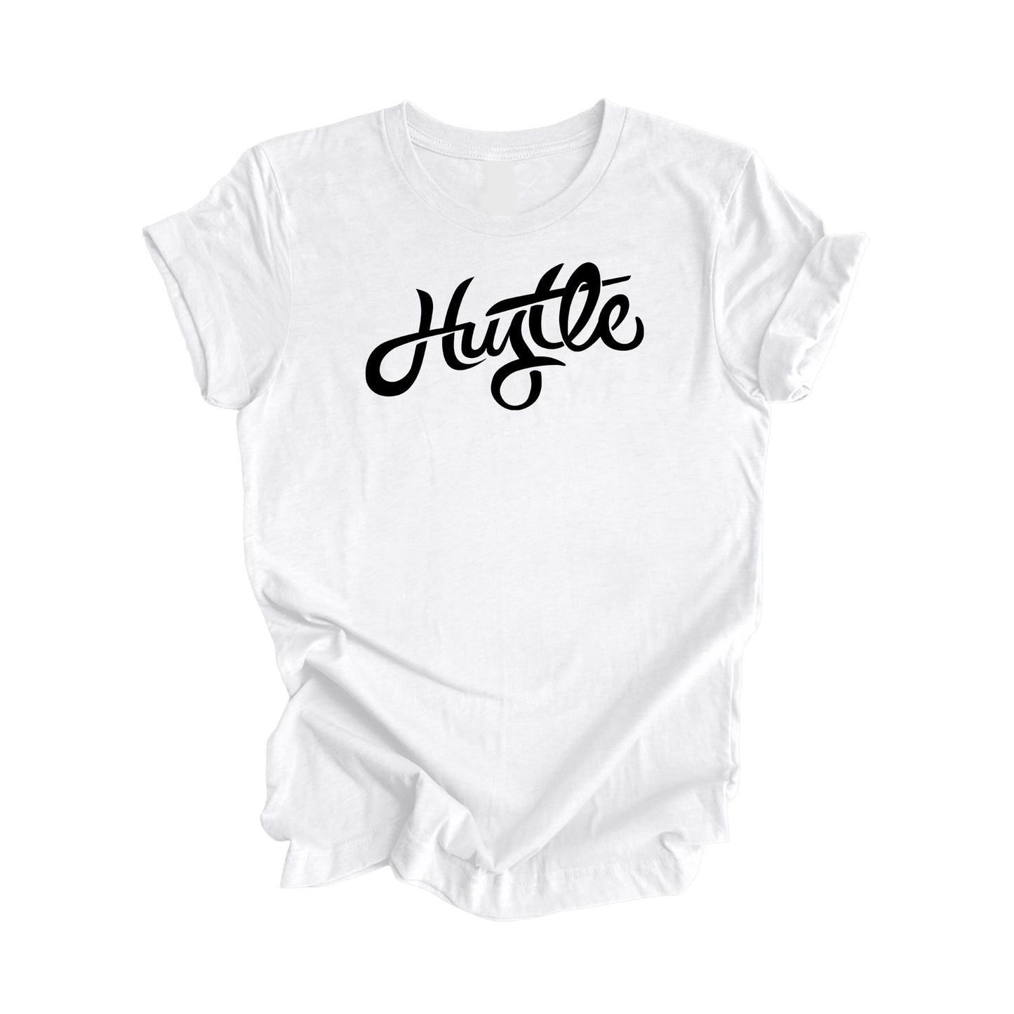 Hustle - Positive Quote Shirt, Inspirational Shirt Gift, Motivational T-Shirt, Entrepreneur Shirt, Business Owner Shirt, Boss Shirt, Gift For Her, Gift For HIm - Inspired X