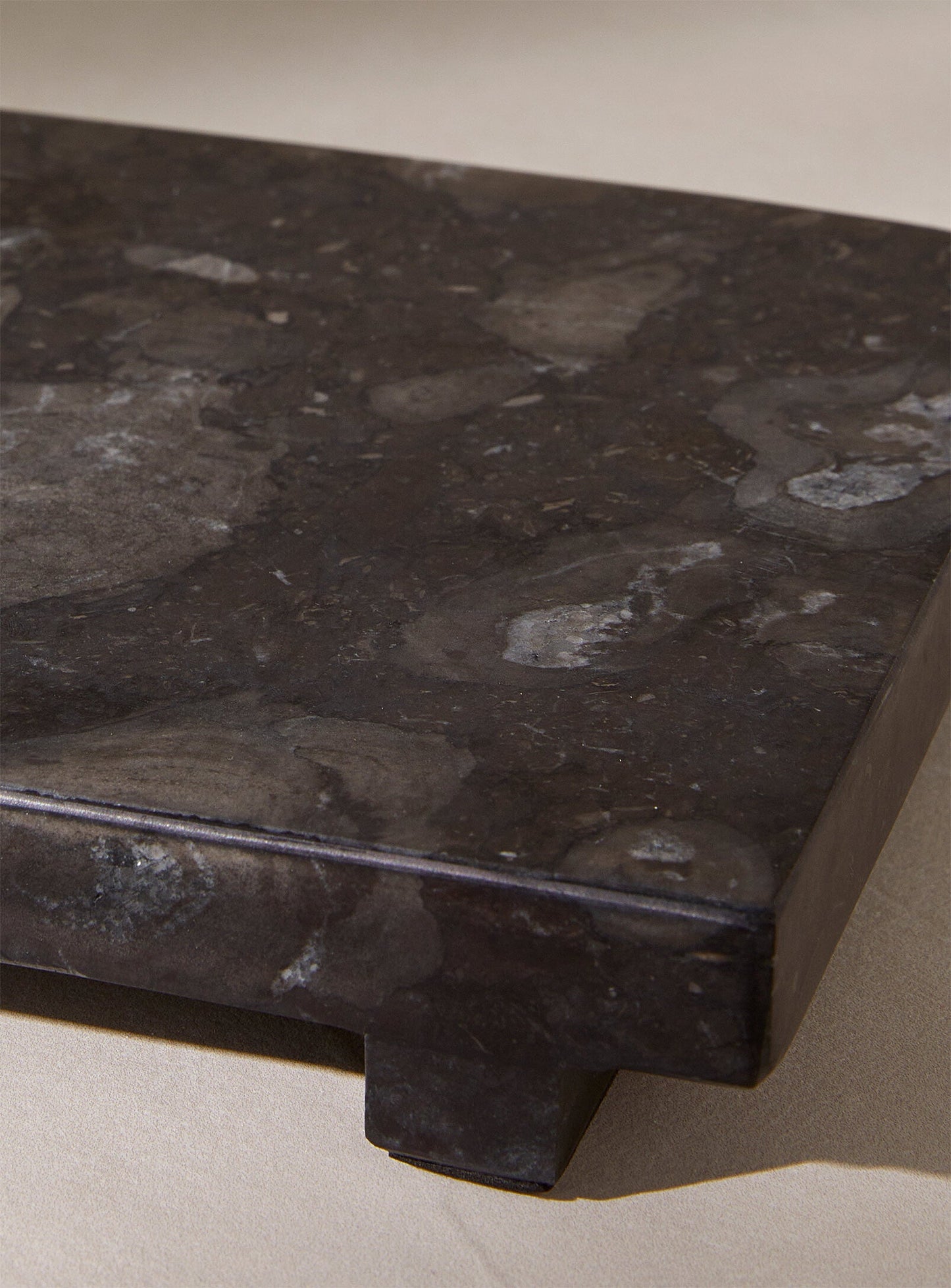 Plateau de service en marbre