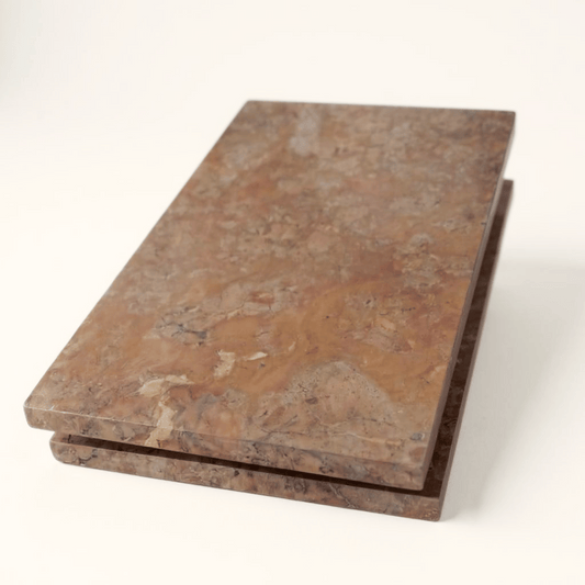 Plateau de service en marbre