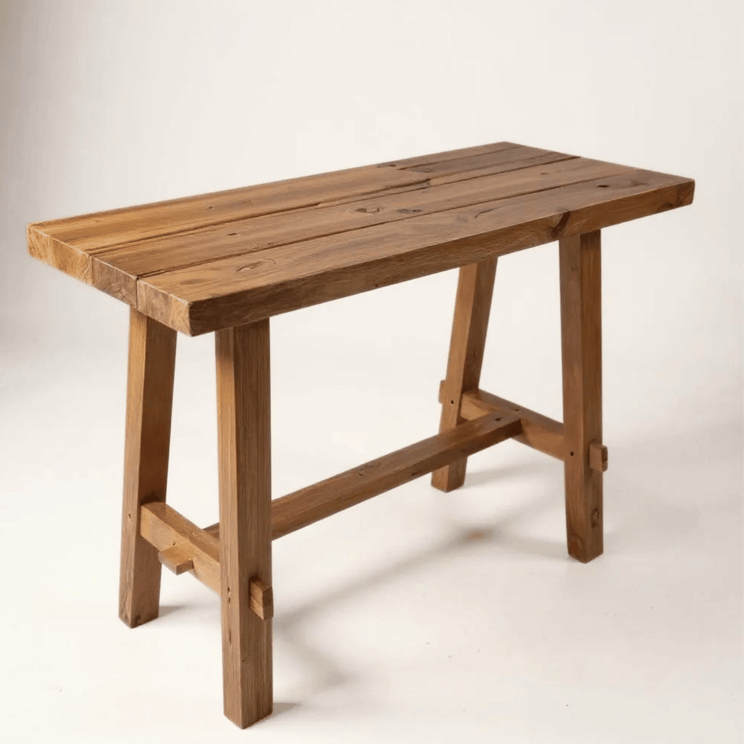 Console ARTISAN en teck recyclé - 90cm