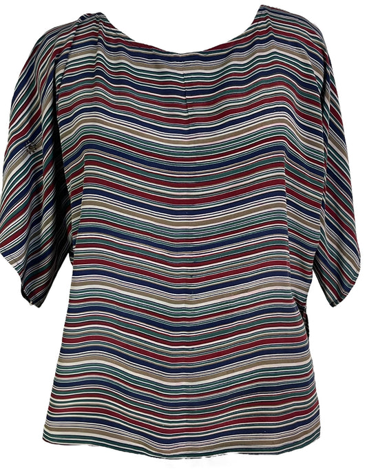 PRC6653 Avatar Pure Silk Side Slit Top