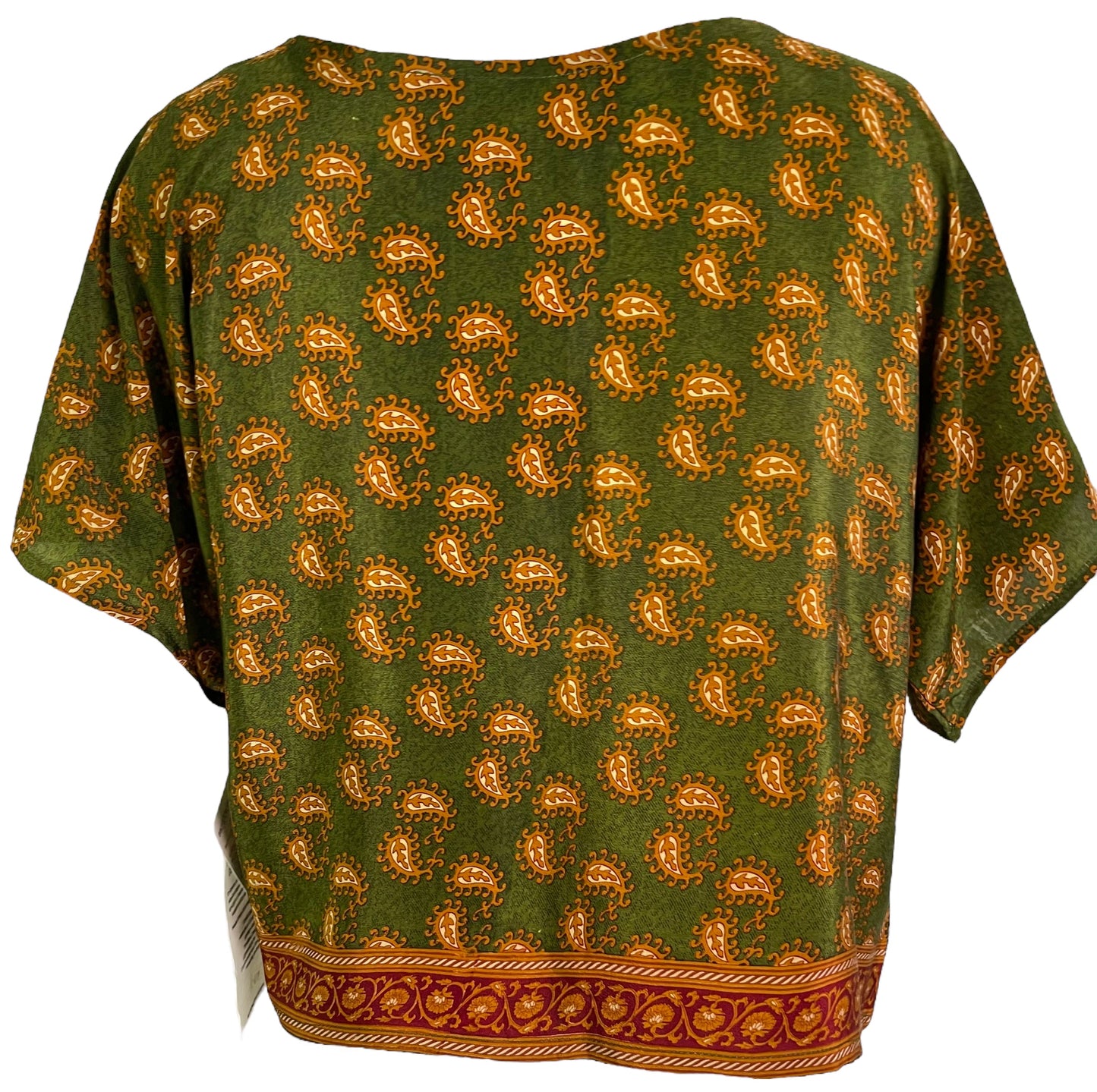 PRC6119 Avatar Pure Silk Boxy Top