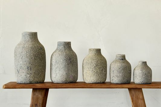 Ensemble 5 pots Terracotta Martha