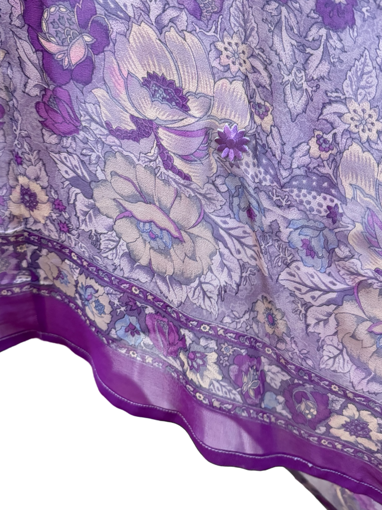 PRG6797 Sheer Avatar Pure Silk Maxi Kaftan