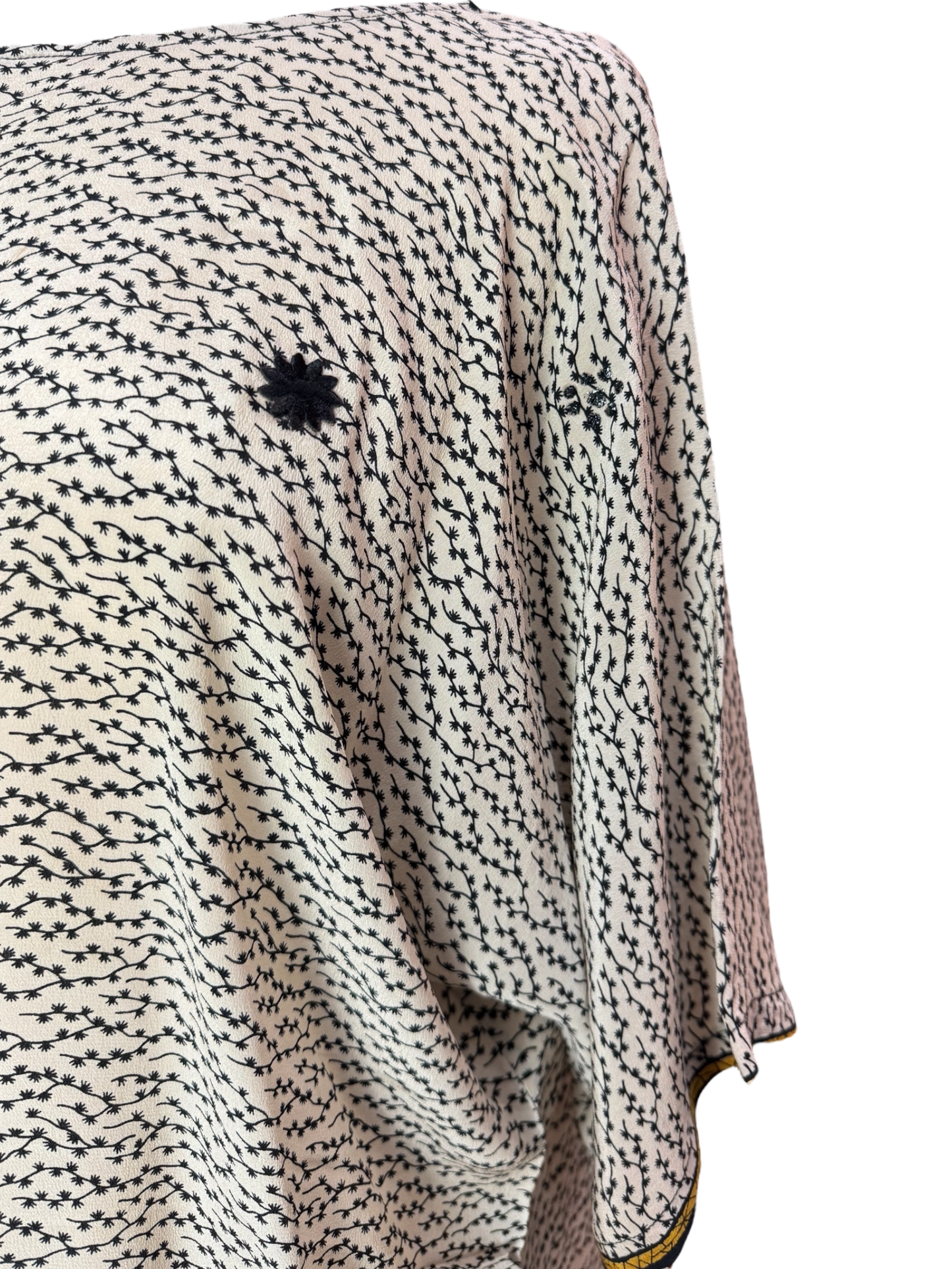 PRC6866 Avatar Pure Silk Side Slit Top