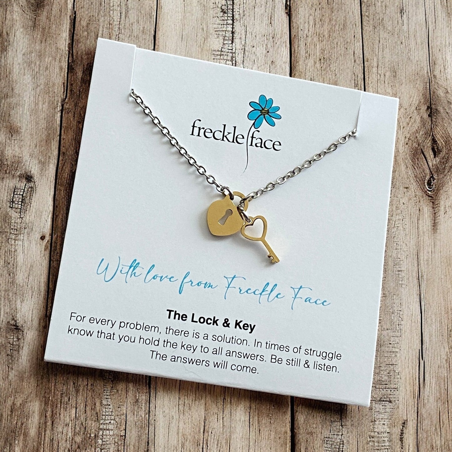 With Love From Freckle Face - Lock & Key