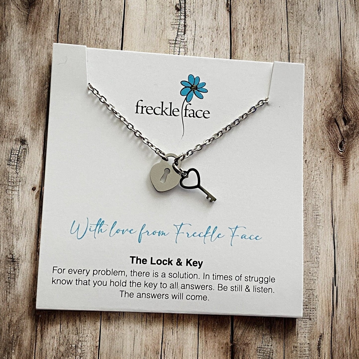 With Love From Freckle Face - Lock & Key