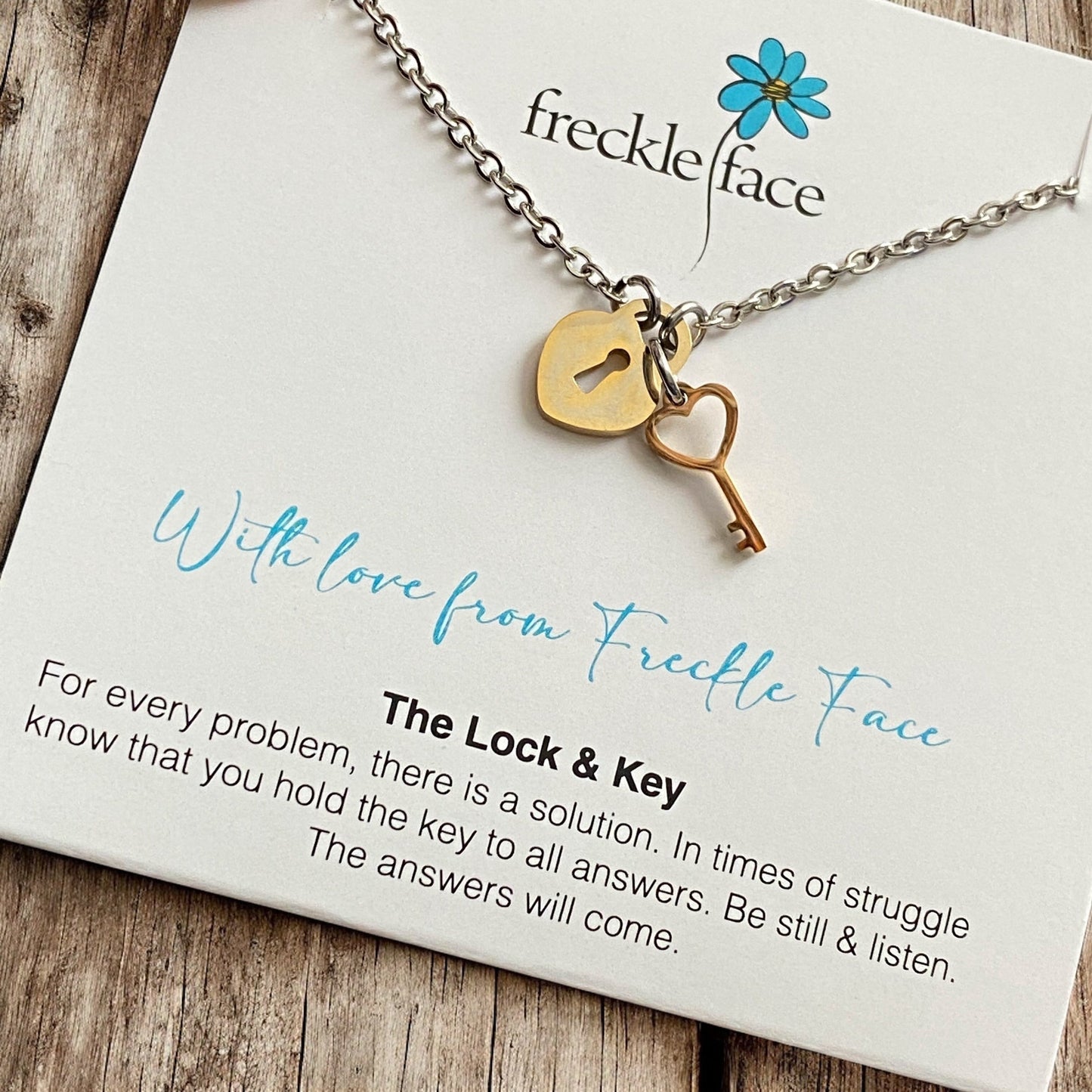 With Love From Freckle Face - Lock & Key