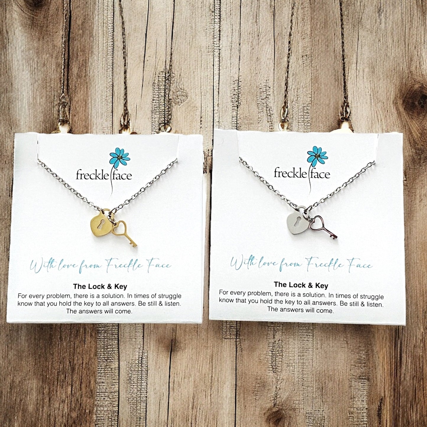 With Love From Freckle Face - Lock & Key