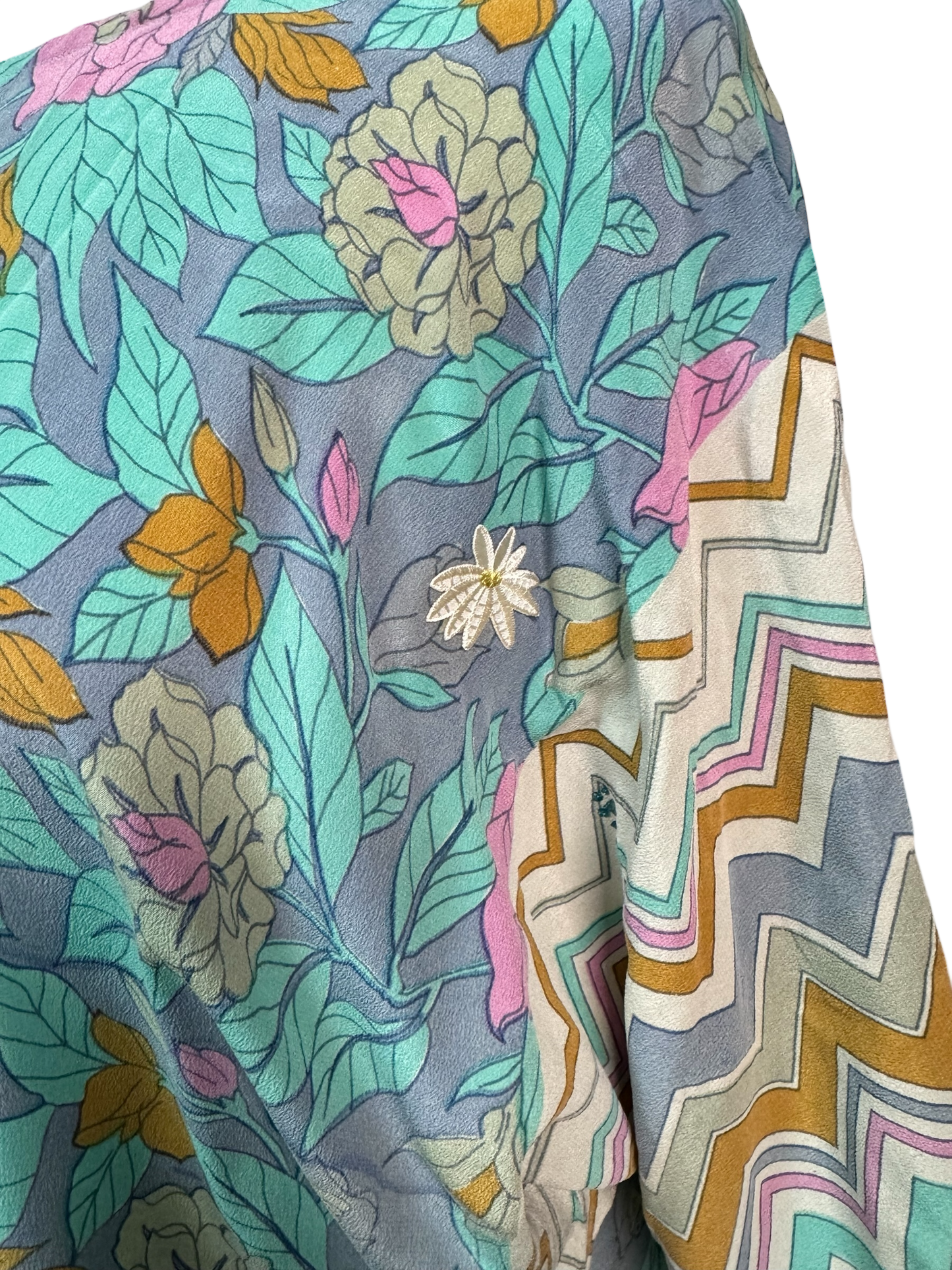 PRC6708 Avatar Pure Silk Side Slit Top