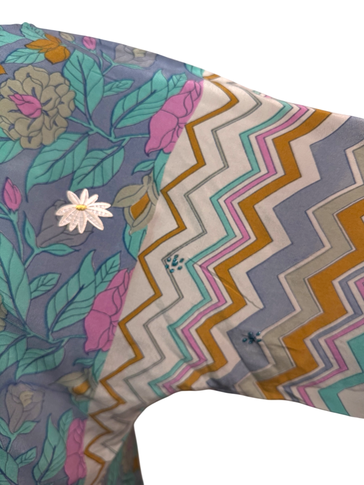 PRC6708 Avatar Pure Silk Side Slit Top