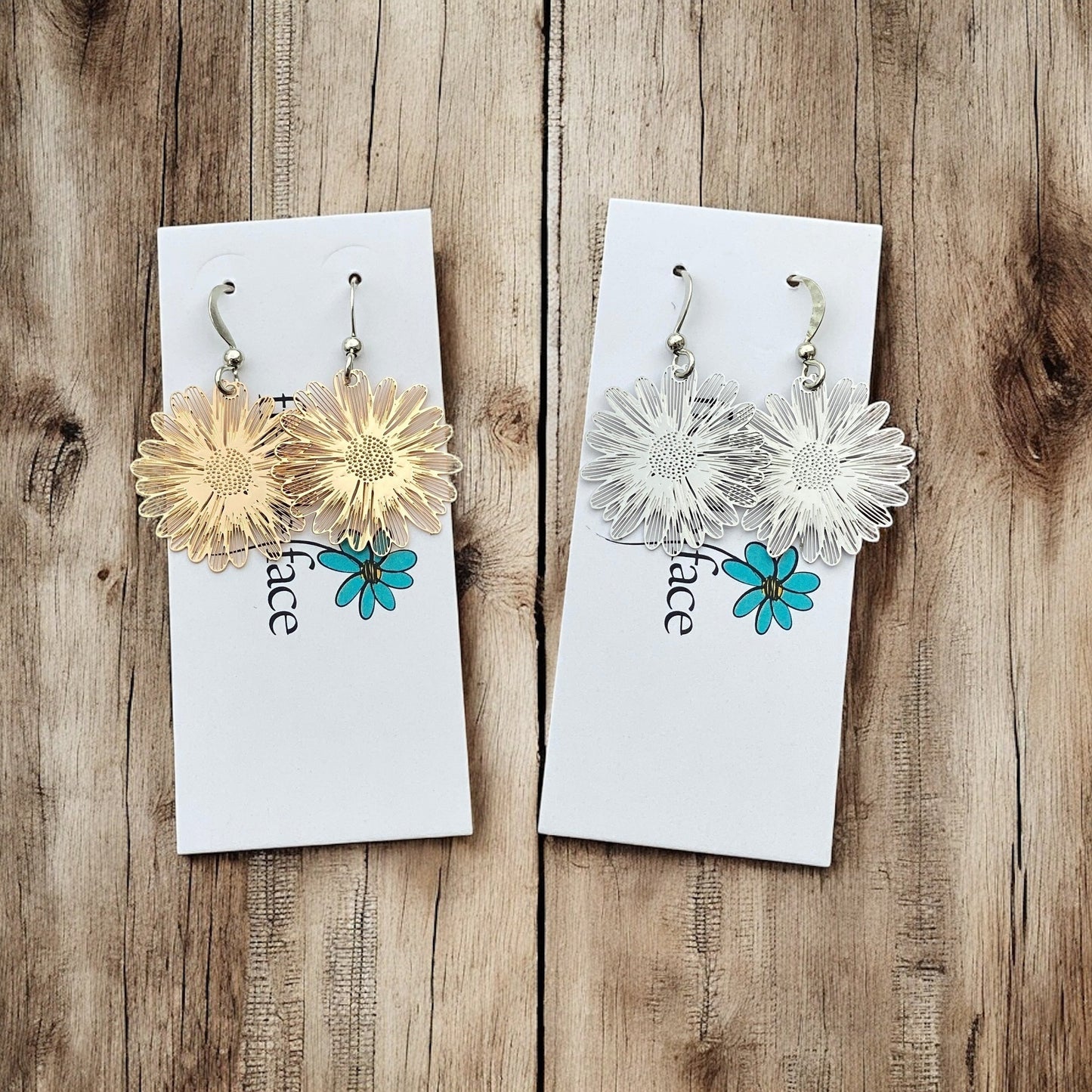 Lightweight Flower Burst Earrings