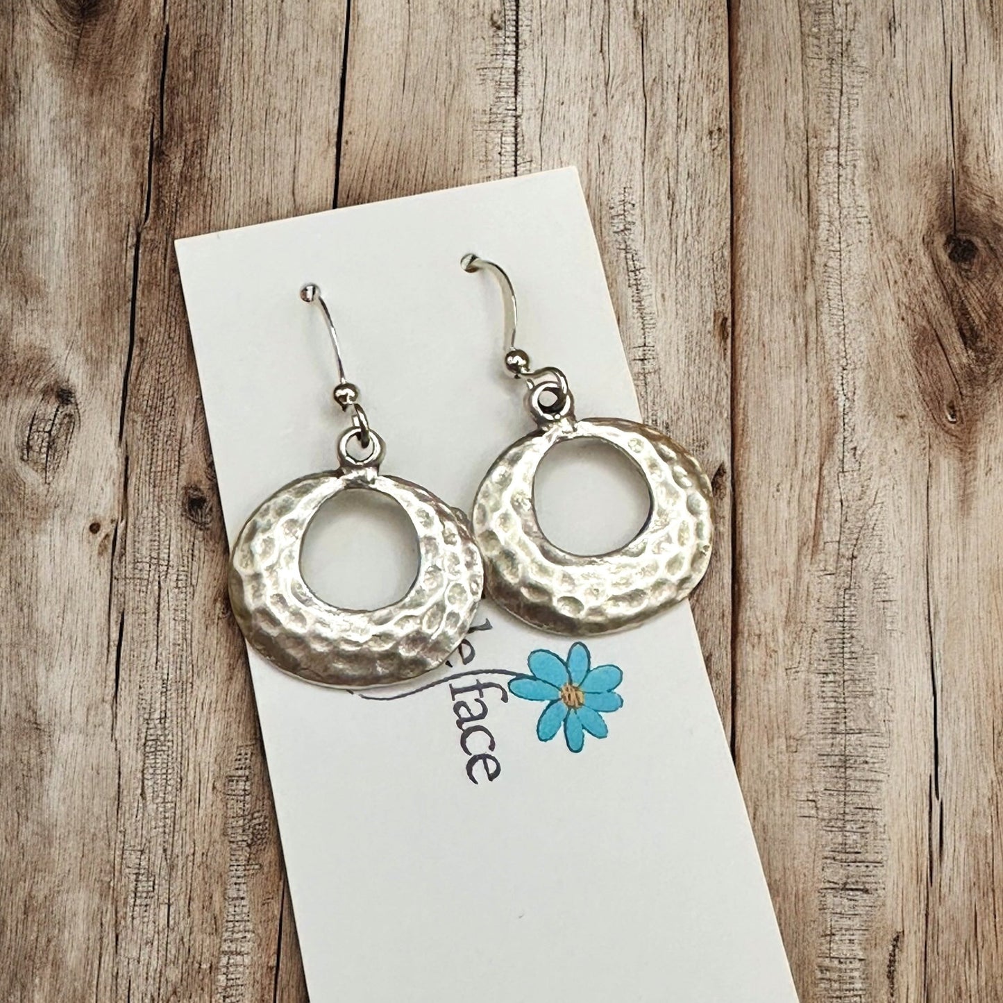 Textured Hoop Earrings
