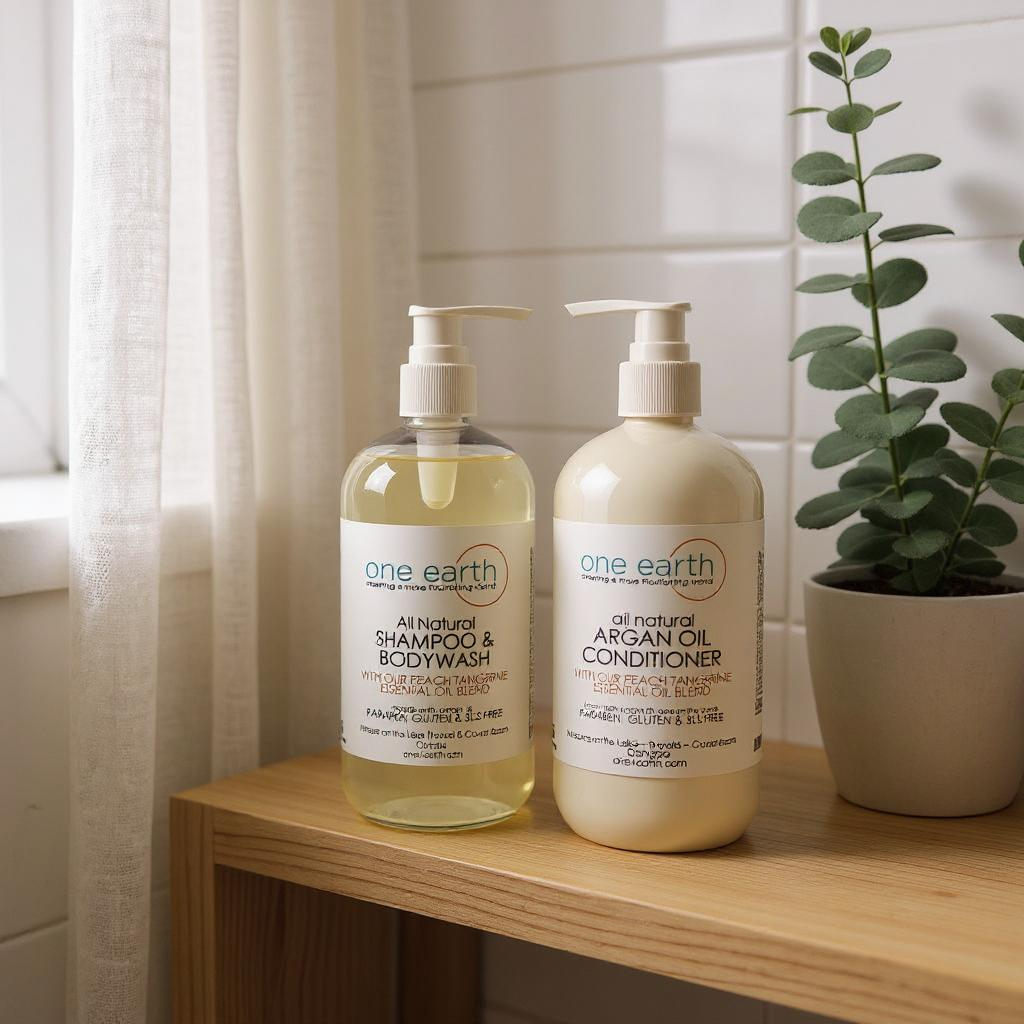 Hair Conditioner with Argan Oil - Peach Tangerine