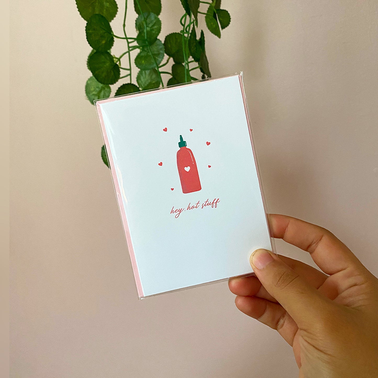 Hey, Hot Stuff! Mini Greeting Card