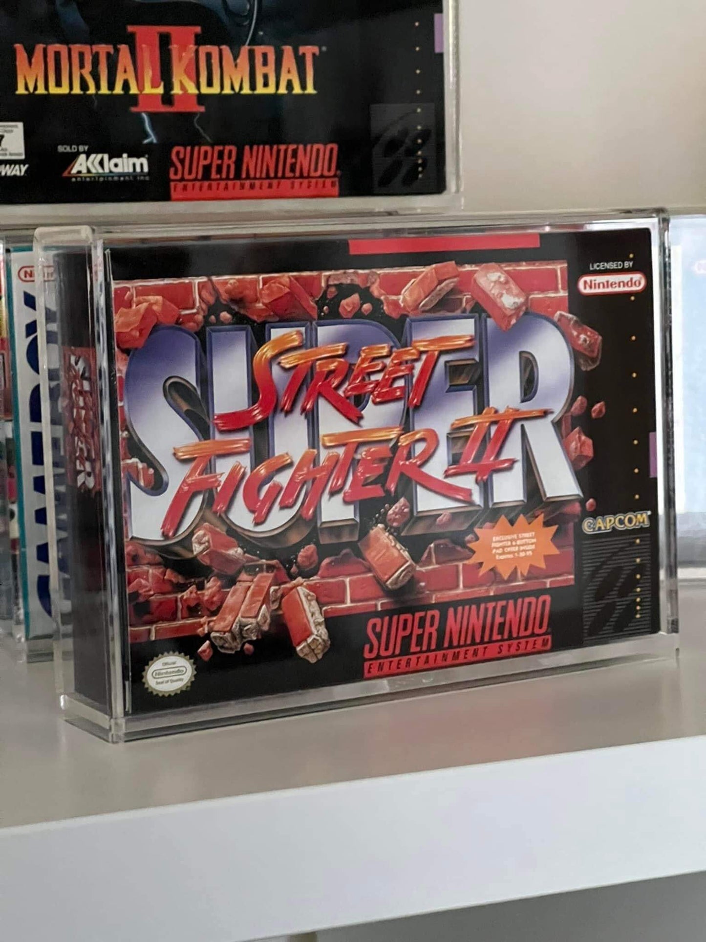 EVORETRO Acrylic Display Protector for SNES Games and N64 Game Box - Pack of 2