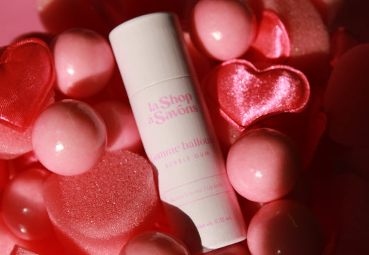 Baume à lèvres végane - Gomme balloune