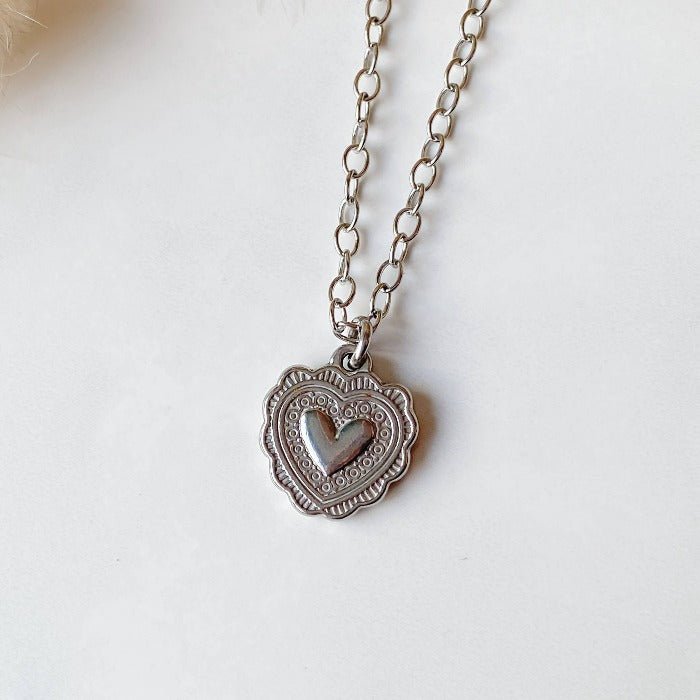 COEUR BOHÈME | Collier en acier inoxydable