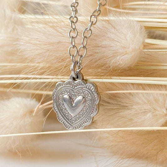 COEUR BOHÈME | Collier en acier inoxydable