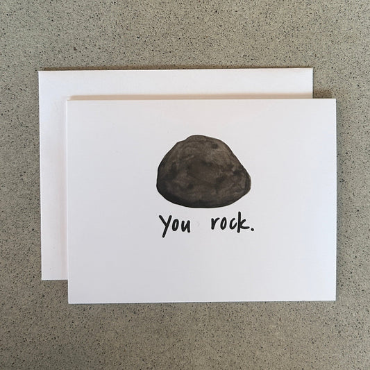 You Rock | Punny Dad-Joke Greeting Card