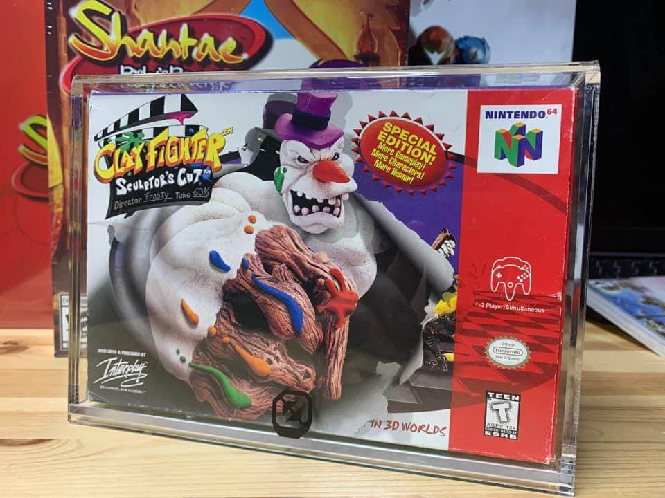 EVORETRO Acrylic Display Protector for SNES Games and N64 Game Box - Pack of 2