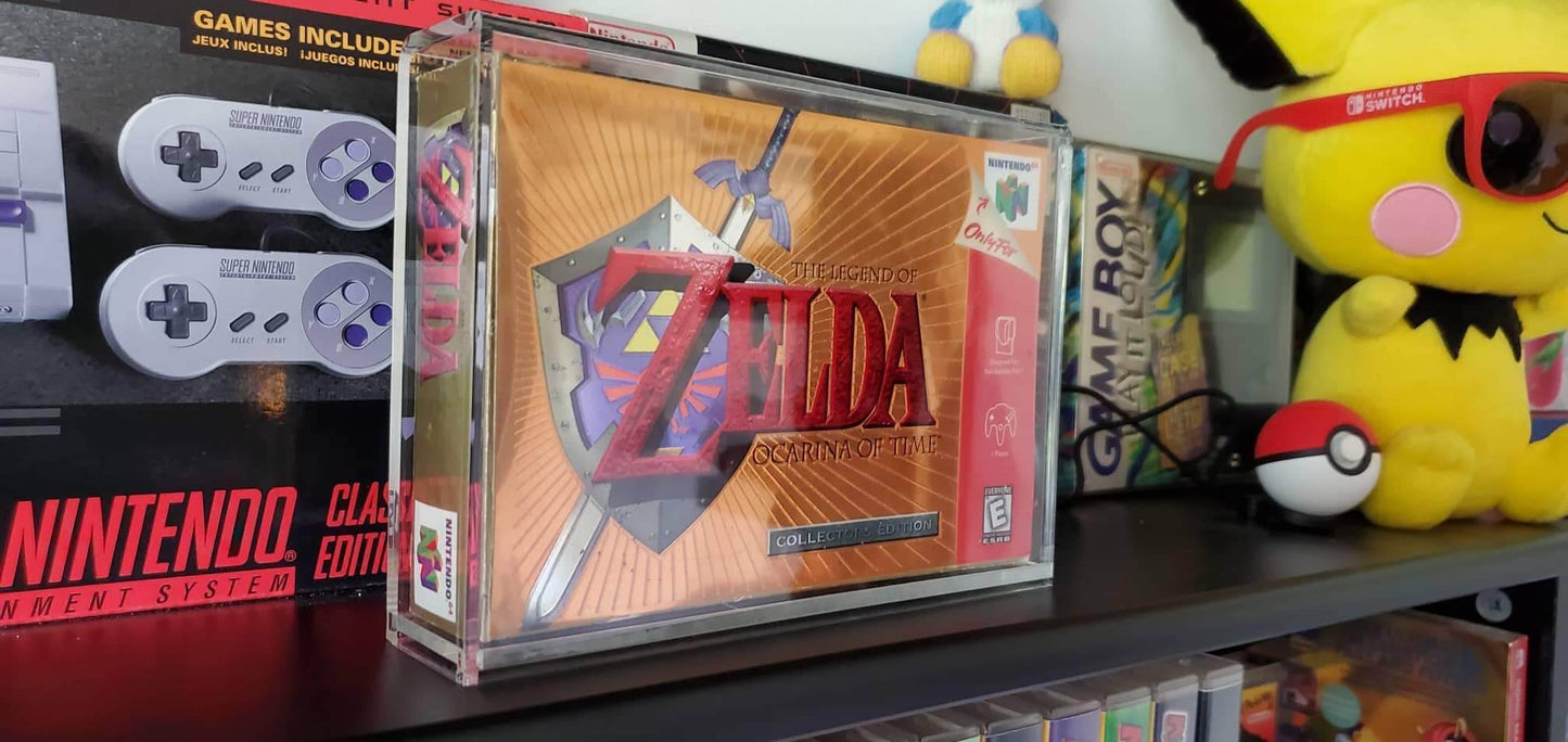 EVORETRO Acrylic Display Protector for SNES Games and N64 Game Box - Pack of 2