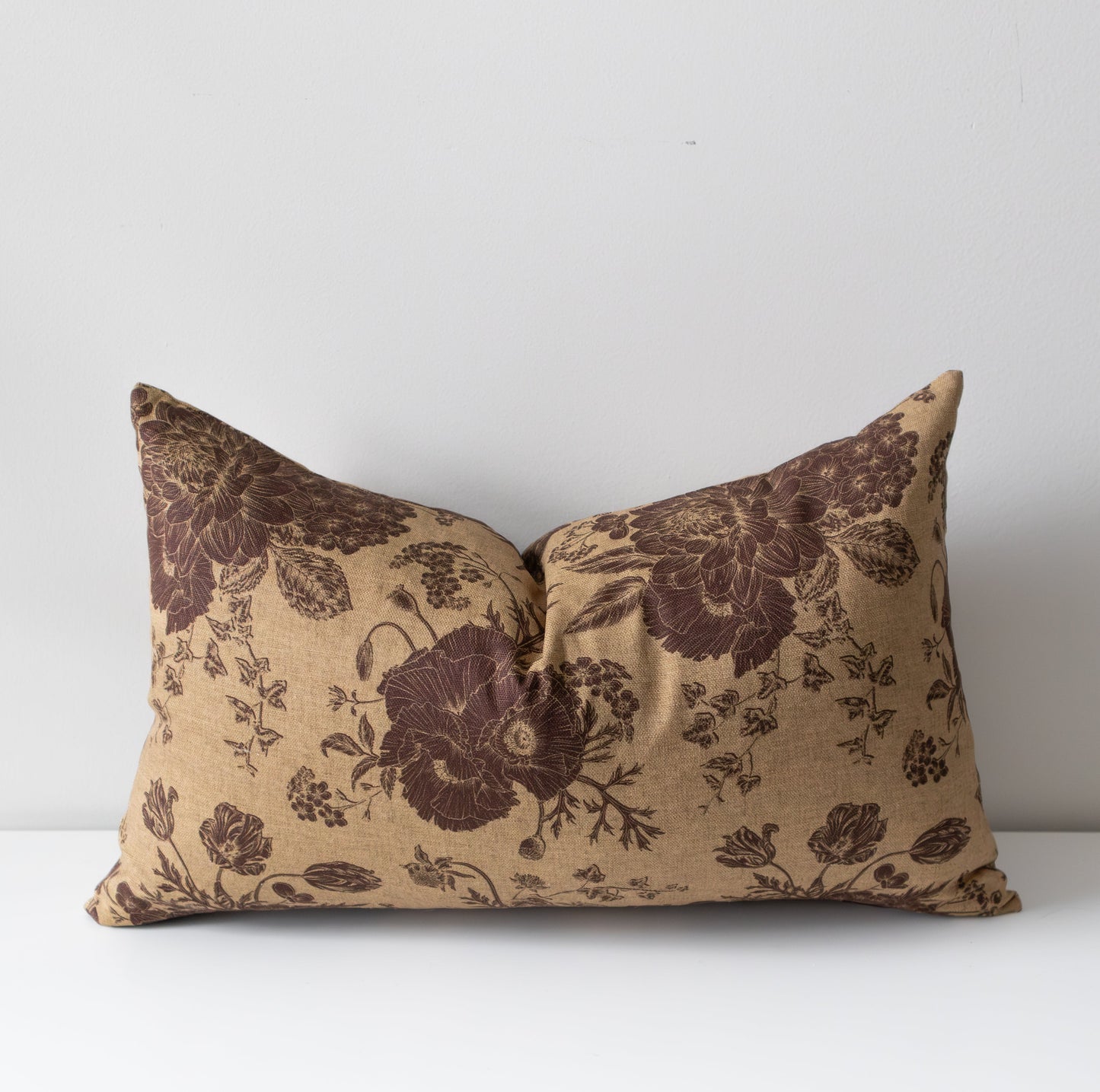 Thalassa | Vintage Style Floral Throw Pillow Cover