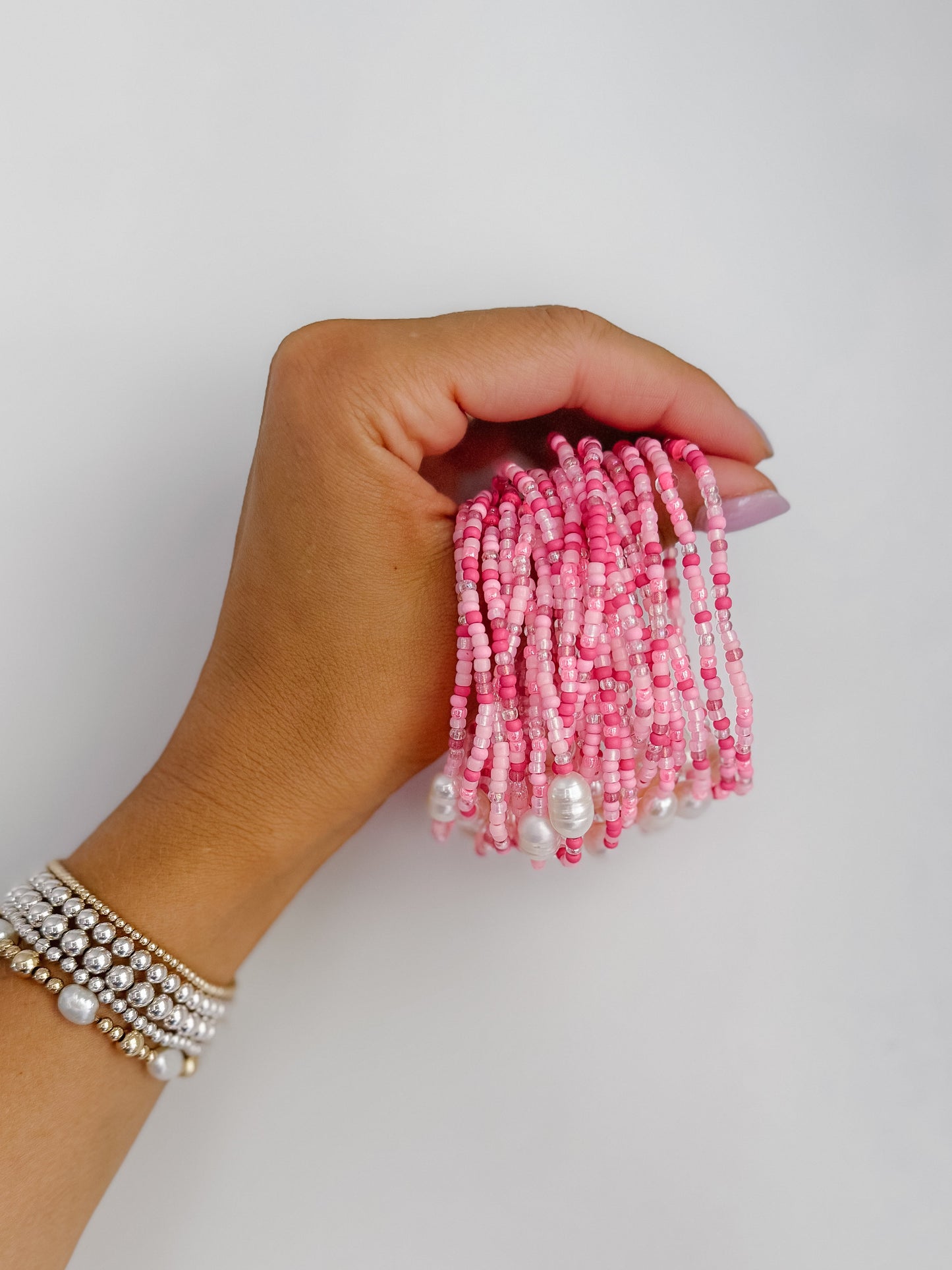 RUN FOR THE CURE PINK BRACELET