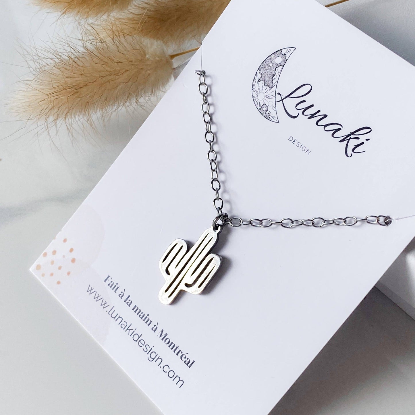 CACTUS | Collier en acier inoxydable