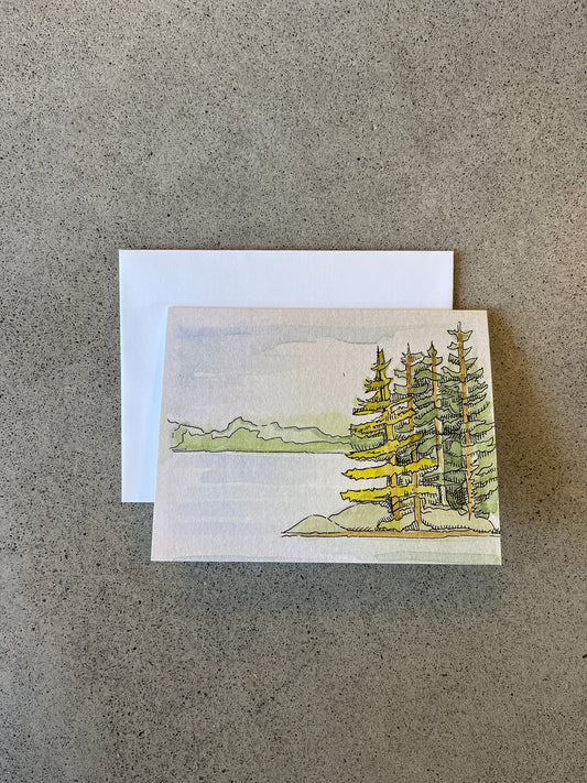 Marsh Lake Spring | Greeting Card