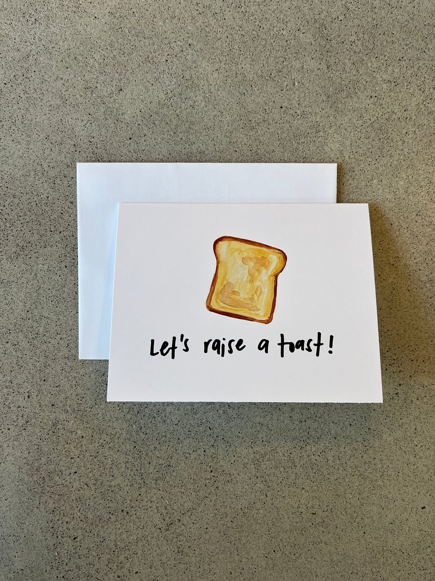 Let's raise a toast! | Punny Dad Joke Greeting Card
