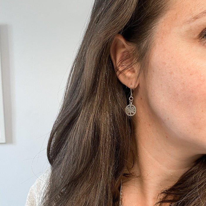 ARBRE DE VIE | Boucles d'oreilles en acier inoxydable