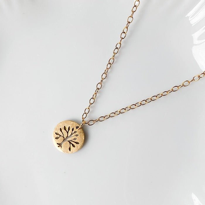 FOREST | Collier en acier inoxydable or