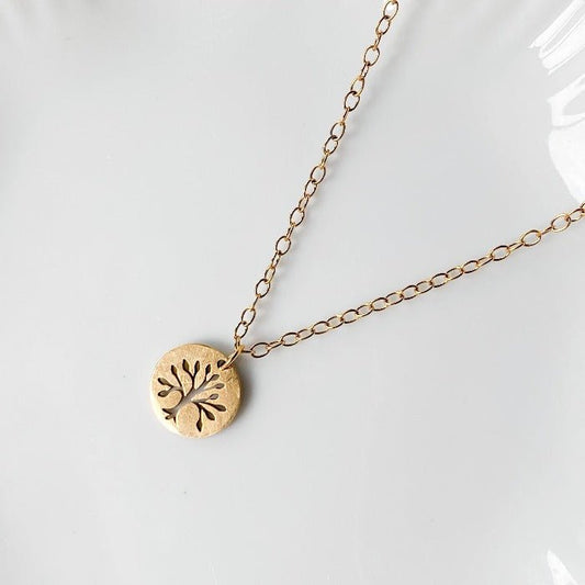 FOREST | Collier en acier inoxydable or
